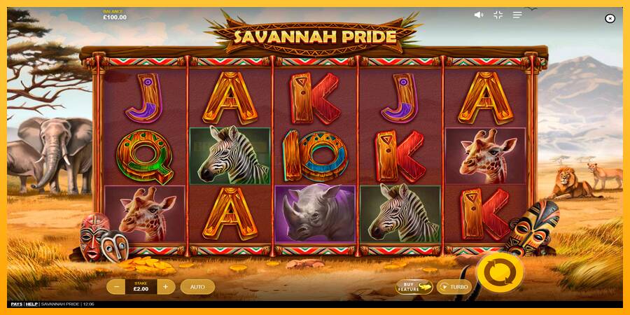 Savannah Pride игрална машина за пари, снимка 1