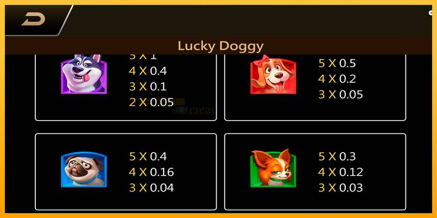 Lucky Doggy игрална машина за пари, снимка 6