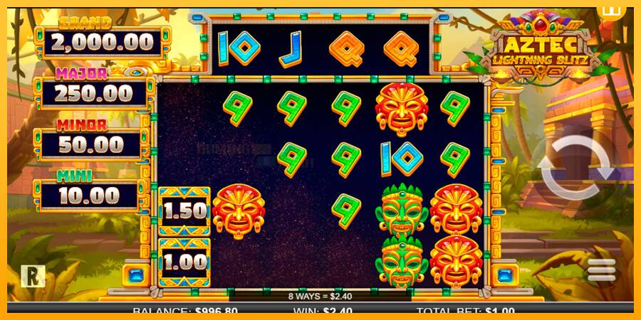 Aztec Lightning Blitz игрална машина за пари, снимка 3