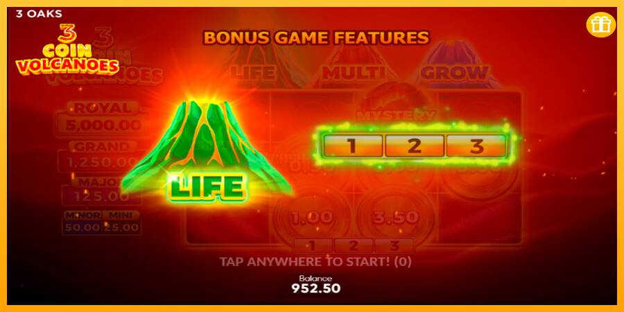 3 Coin Volcanoes игрална машина за пари, снимка 4