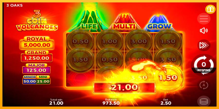 3 Coin Volcanoes игрална машина за пари, снимка 5