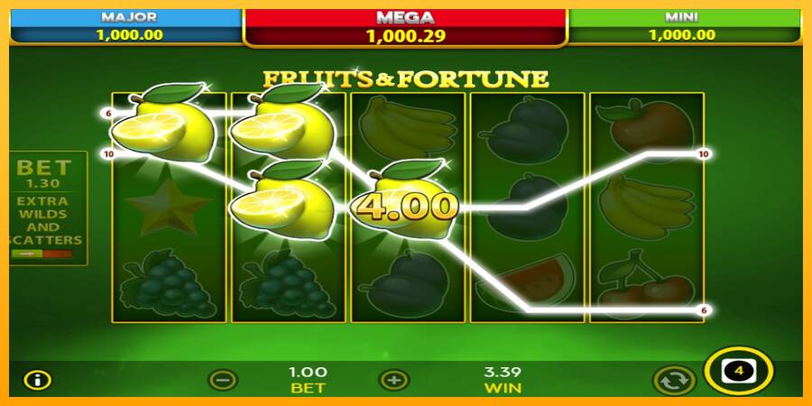 Fruits & Fortune игрална машина за пари, снимка 4