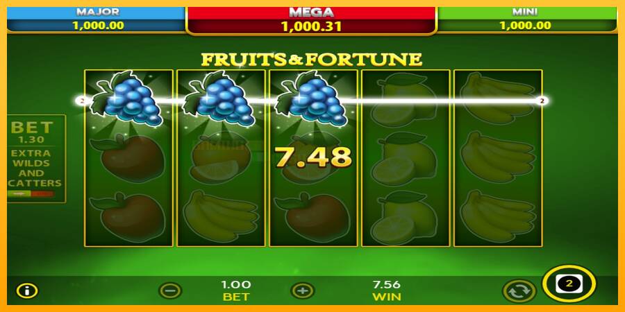 Fruits & Fortune игрална машина за пари, снимка 5