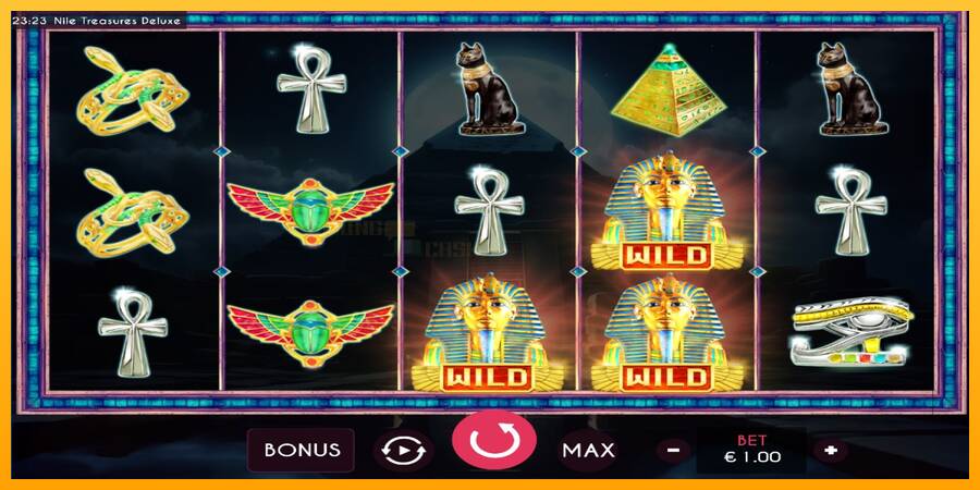 Nile Treasures Deluxe игрална машина за пари, снимка 1