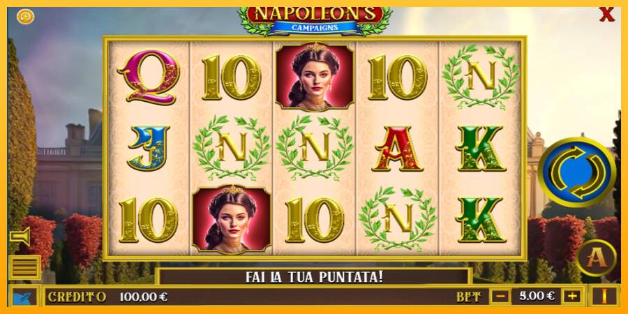 Napoleons Campaigns игрална машина за пари, снимка 1