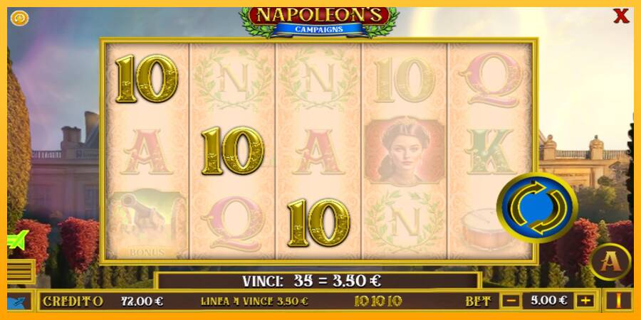 Napoleons Campaigns игрална машина за пари, снимка 3