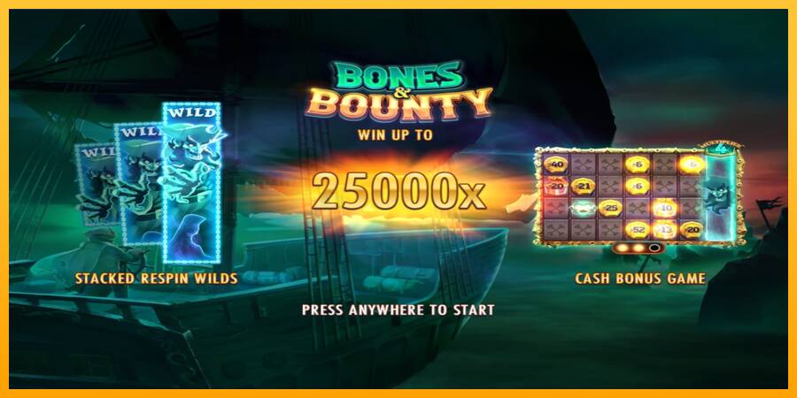 Bones & Bounty игрална машина за пари, снимка 1