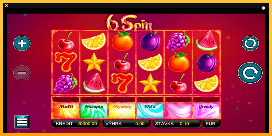 6 Spin игрална машина за пари, снимка 1