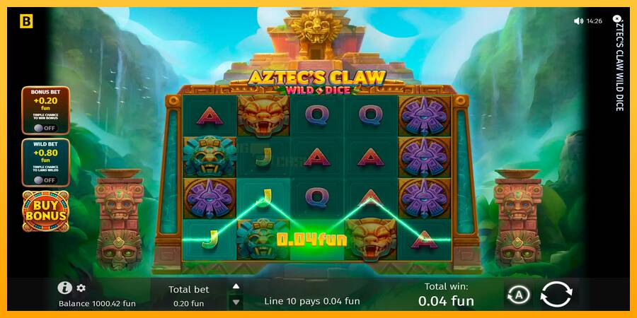 Aztecs Claw Wild Dice игрална машина за пари, снимка 3