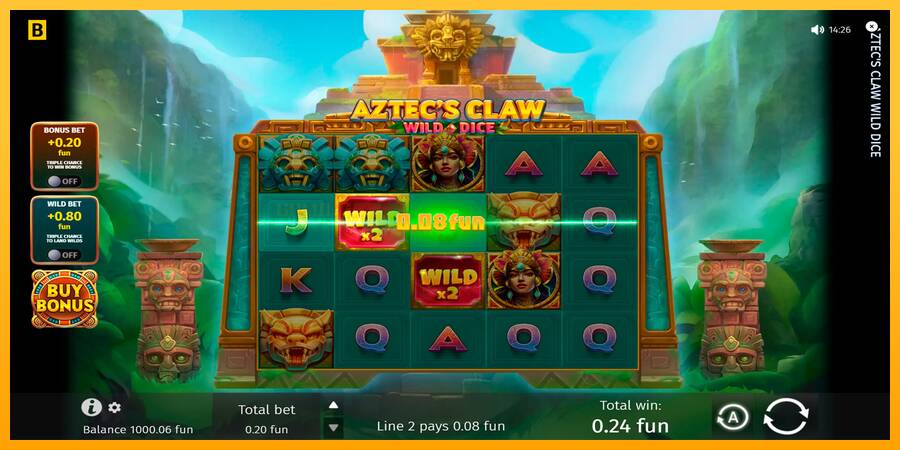 Aztecs Claw Wild Dice игрална машина за пари, снимка 4