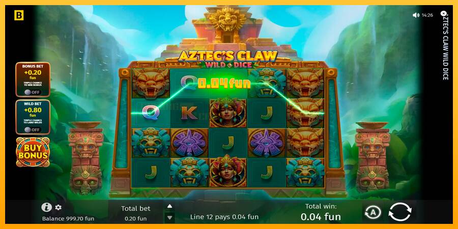 Aztecs Claw Wild Dice игрална машина за пари, снимка 5