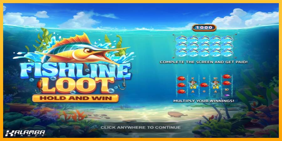 Fishline Loot Hold and Win игрална машина за пари, снимка 1