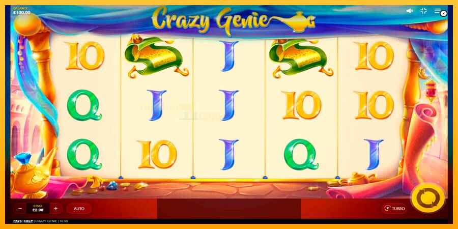 Crazy Genie игрална машина за пари, снимка 1