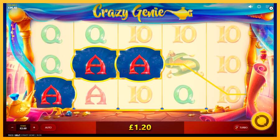 Crazy Genie игрална машина за пари, снимка 4