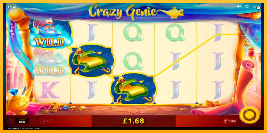 Crazy Genie игрална машина за пари, снимка 5