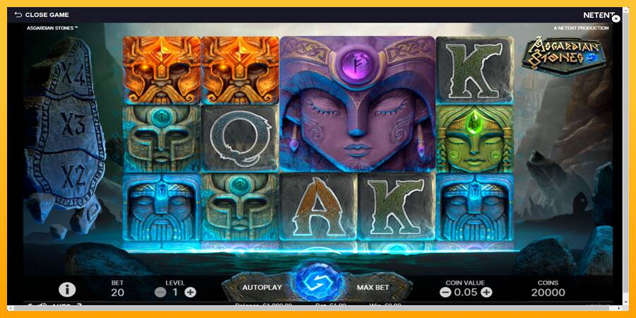 Asgardian Stones игрална машина за пари, снимка 1