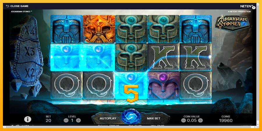 Asgardian Stones игрална машина за пари, снимка 2