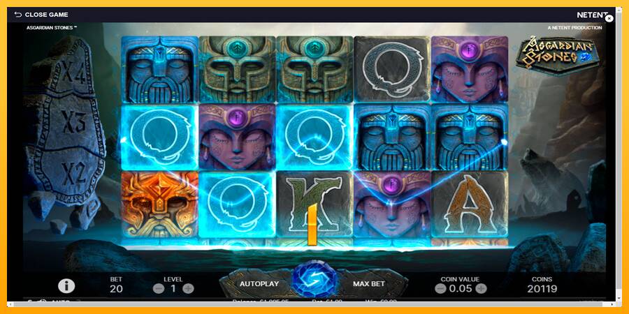 Asgardian Stones игрална машина за пари, снимка 5