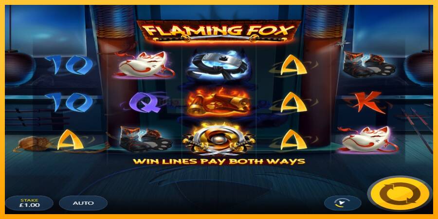 Flaming Fox игрална машина за пари, снимка 1