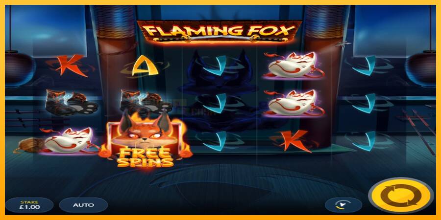 Flaming Fox игрална машина за пари, снимка 2