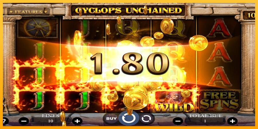 Cyclops Unchained игрална машина за пари, снимка 3