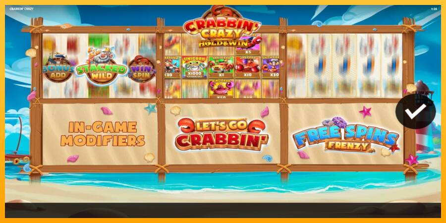 Crabbin Crazy игрална машина за пари, снимка 1