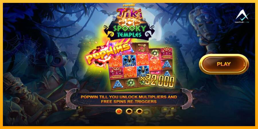 TikiPop Spooky Temples игрална машина за пари, снимка 1