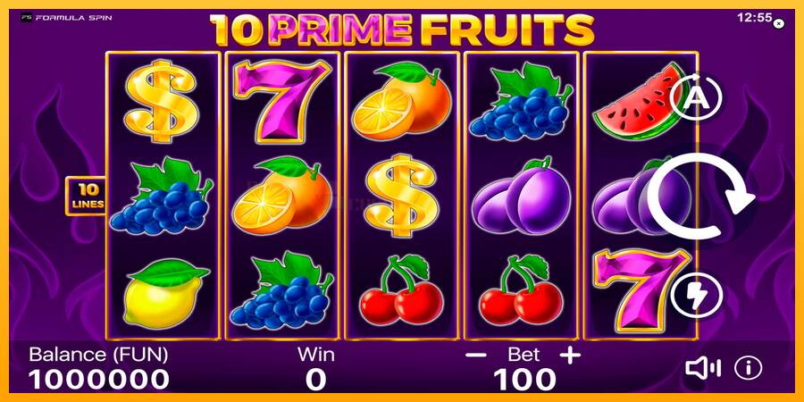 10 Prime Fruits игрална машина за пари, снимка 1