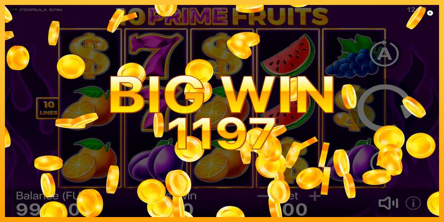 10 Prime Fruits игрална машина за пари, снимка 5