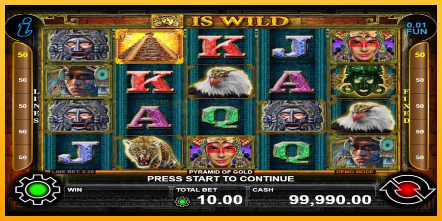 Pyramid of Gold игрална машина за пари, снимка 1