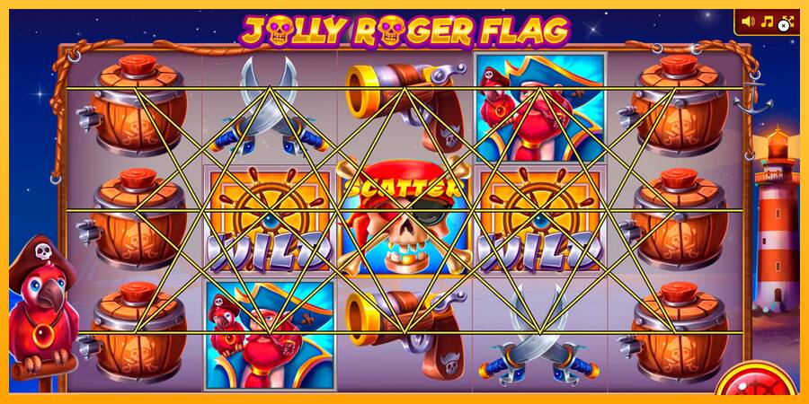 Jolly Roger Flag игрална машина за пари, снимка 1