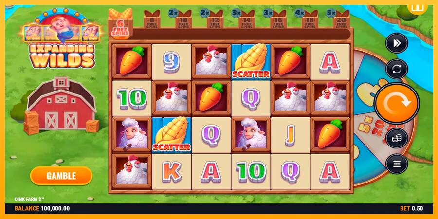 Oink Farm 2 игрална машина за пари, снимка 1