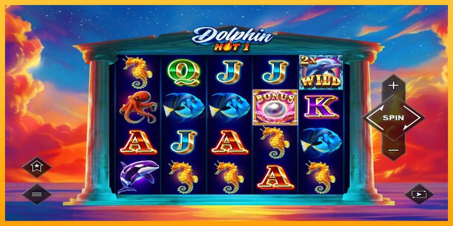 Dolphin Hot 1 игрална машина за пари, снимка 2