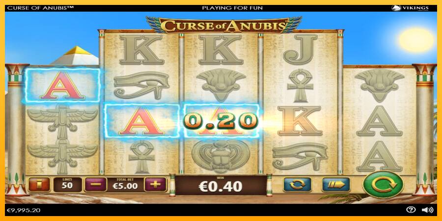 Curse of Anubis игрална машина за пари, снимка 2