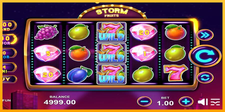 Storm Fruits игрална машина за пари, снимка 3