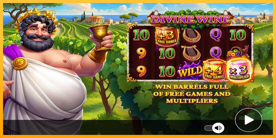 Divine Wine игрална машина за пари, снимка 1