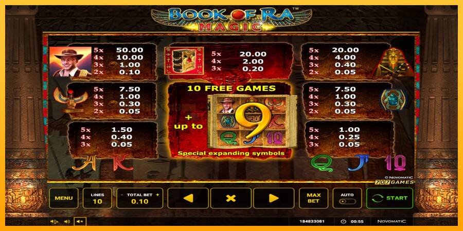 Book of Ra Magic игрална машина за пари, снимка 3