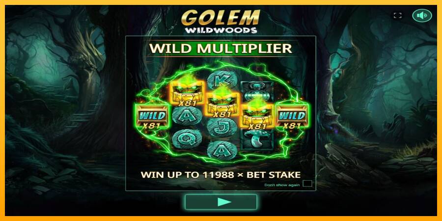 Golem Wildwoods игрална машина за пари, снимка 1