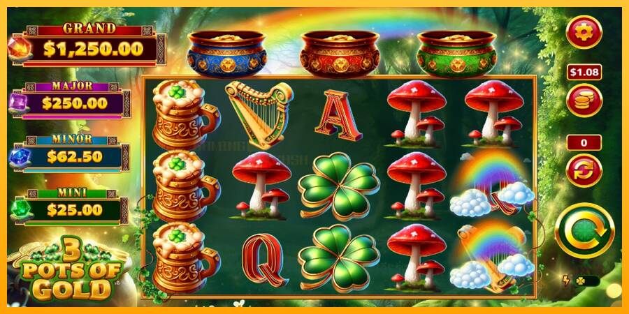 3 Pots O Gold игрална машина за пари, снимка 2