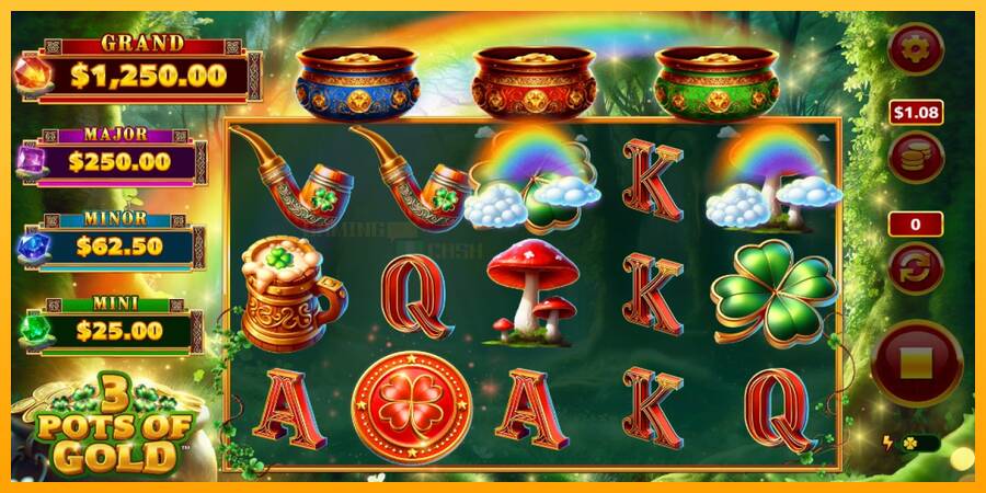 3 Pots O Gold игрална машина за пари, снимка 3