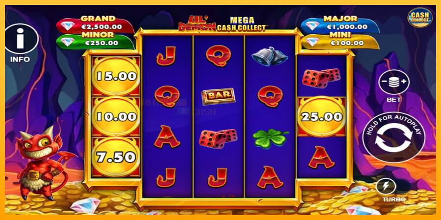 Lil Demon Mega Cash Collect игрална машина за пари, снимка 2