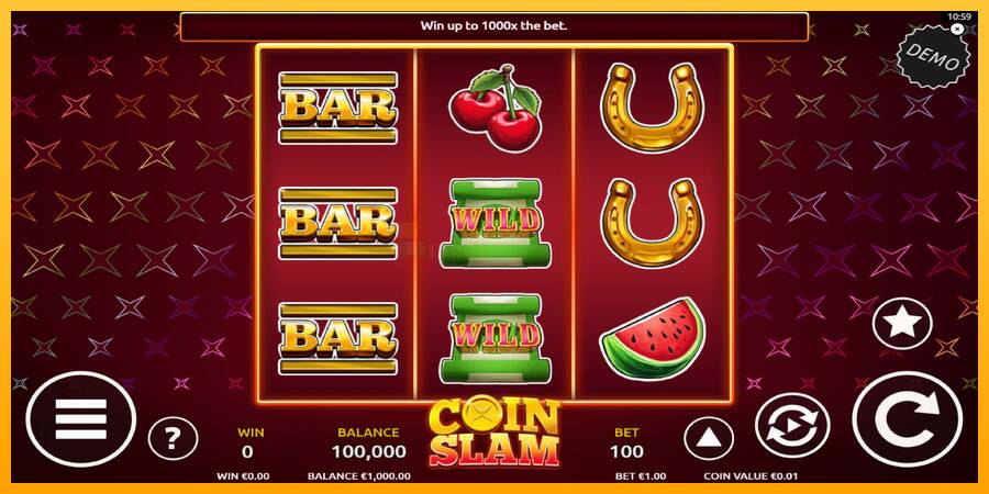 Coin Slam игрална машина за пари, снимка 2