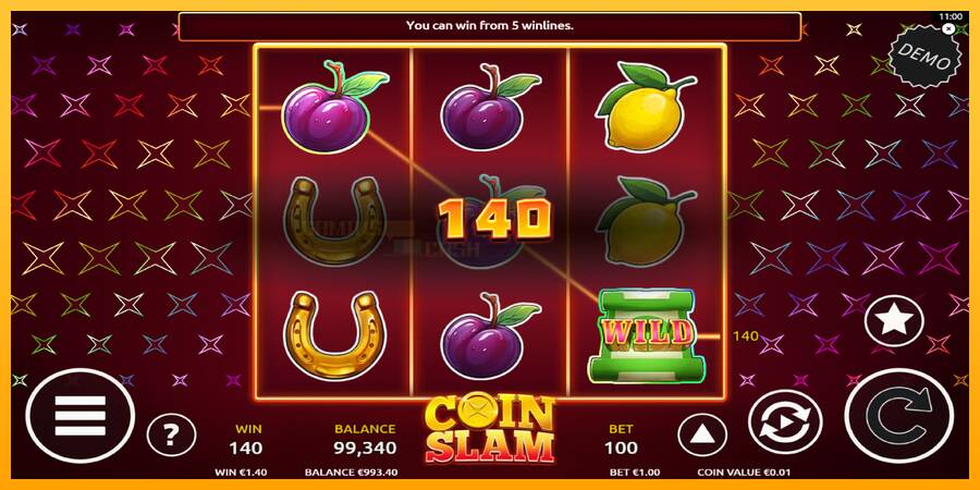 Coin Slam игрална машина за пари, снимка 3