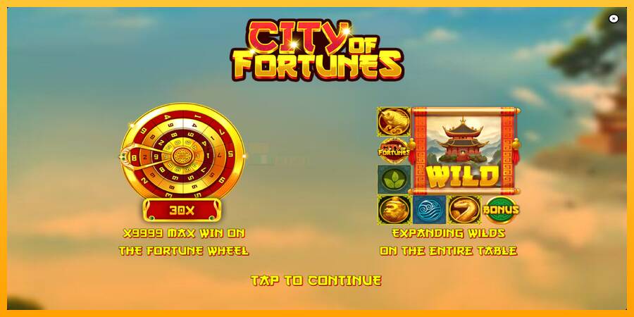 City of Fortunes игрална машина за пари, снимка 1