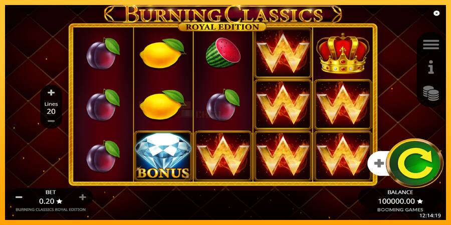 Burning Classics Royal Edition игрална машина за пари, снимка 2