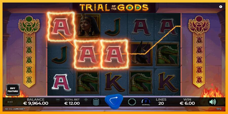 Trial of the Gods игрална машина за пари, снимка 3