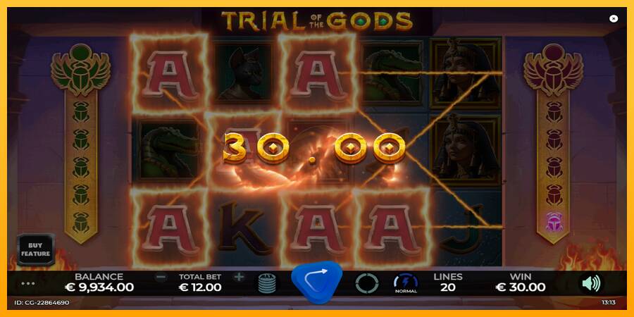 Trial of the Gods игрална машина за пари, снимка 4