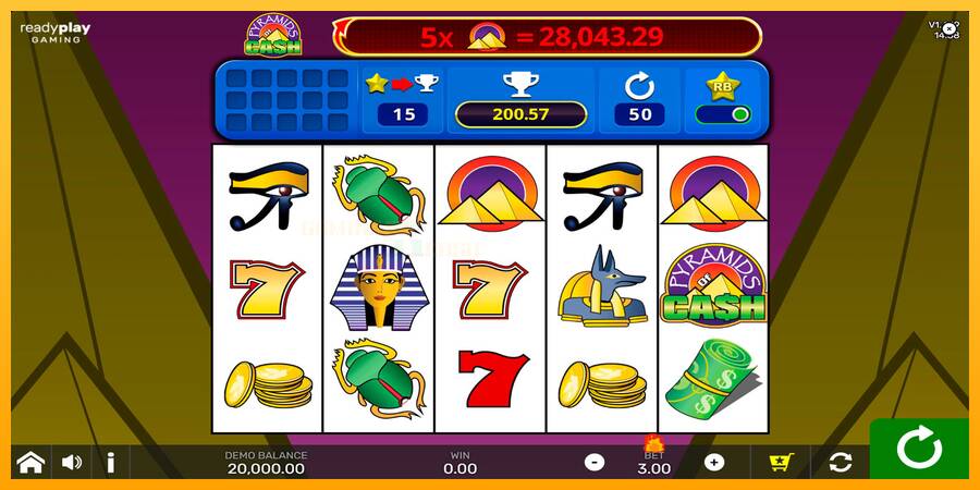 Pyramids of Cash with Reel Bingo игрална машина за пари, снимка 1