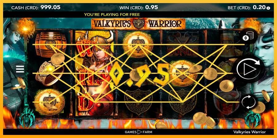 Valkyries Warrior игрална машина за пари, снимка 4