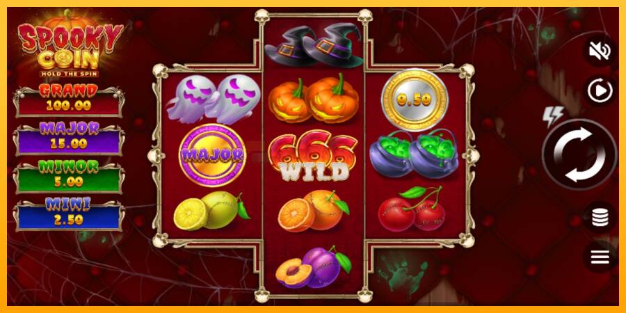 Spooky Coin Hold The Spin игрална машина за пари, снимка 1